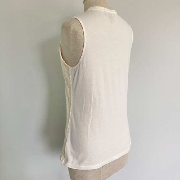 Chaps Lacy Sleeveless Blouse - Picture 6 of 6